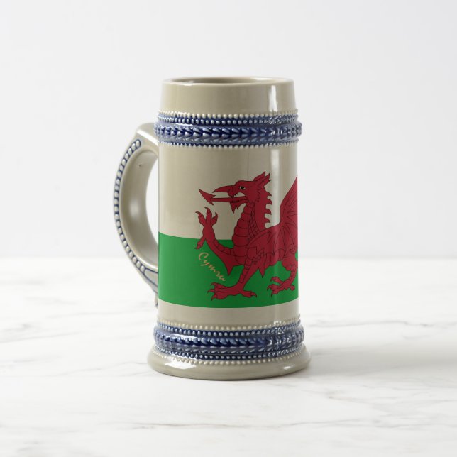 Welsh Flagga & Wales, Cymru patriot/sport Sejdel (Framsida vänster)