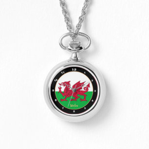 Welsh Flagga, Wales trendig mode /design watch Armbandsur