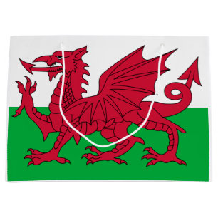Welsh Flagga (Wales) (Welsh Dragon)