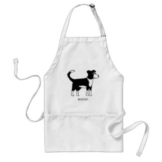 Welsh Gräns Collie Sheepdog eget namn Förkläde