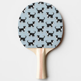 Welsh Gräns Collie Sheepdog Mönster Pingisracket
