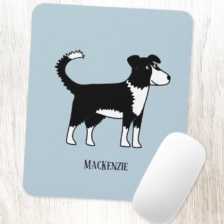 Welsh Gräns Collie Sheepdog Personlig Musmatta