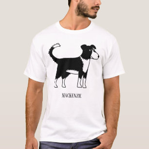 Welsh Gräns Collie Sheepdog Personlig T Shirt