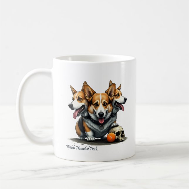 Welsh Hound of Heck - Mug Kaffemugg (Vänster)