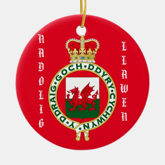 Welsh jul Ornament (Framsidan)