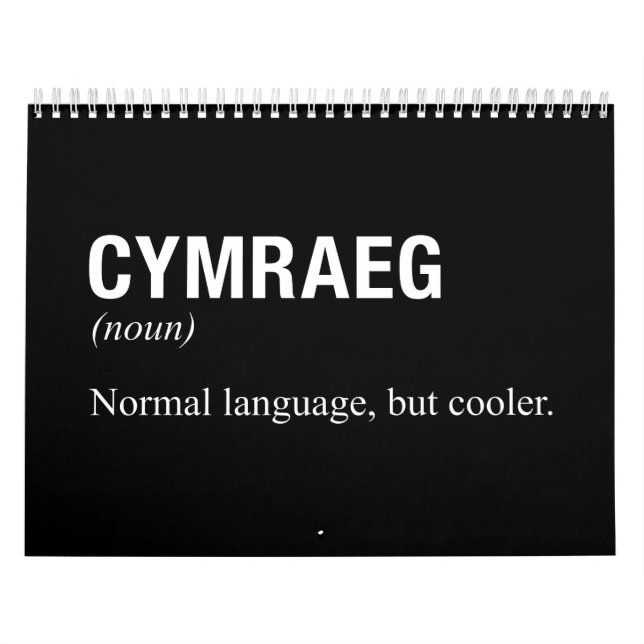 WELSH KALENDER (Omslag)