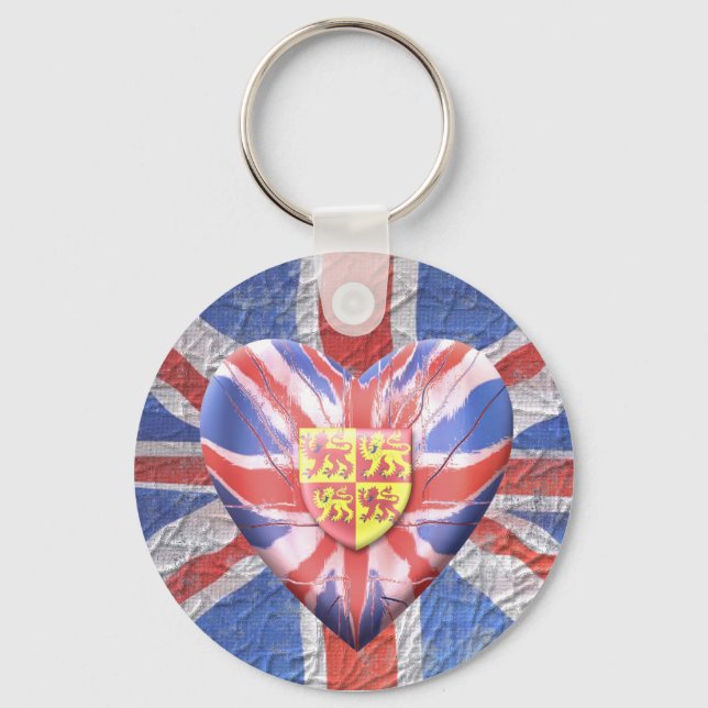 Welsh Lejon Nyckelring (Framsida)