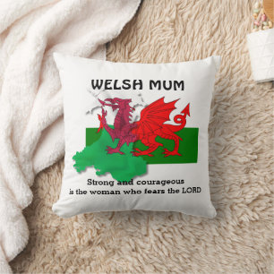 WELSH MORSA Flagga Wales Kudde