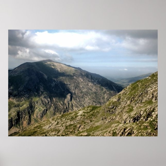 WELSH MOUNTAINS POSTER (Framsidan)