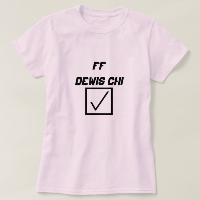 Welsh Ord ff dewis chi T-shirt (Design framsida)