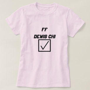 Welsh Ord ff dewis chi Tee