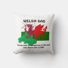 WELSH PAPPA Flagga Wales Kudde
