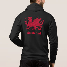 Welsh Pappa, Red Dragon & Wales, flagga / Cymru T Shirt