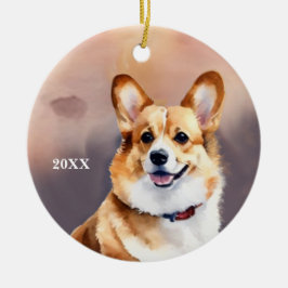 Welsh Pembroke Corgi Hund jul Ornament