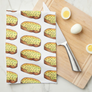 Welsh Rarebit Savory Cheese Toast British Food UK Kökshandduk