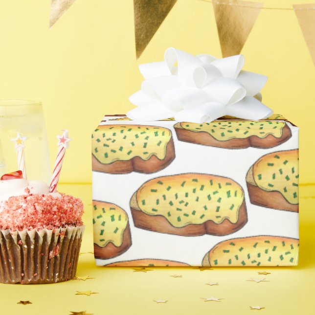 Welsh Rarebit Savory Cheese Toast British Food UK Presentpapper (Födelsedagsfest)