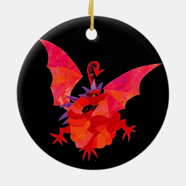 Welsh Red Dragon Ornament (Baksidan)