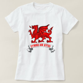 Welsh Red Dragon Wales Forever Tee Shirt
