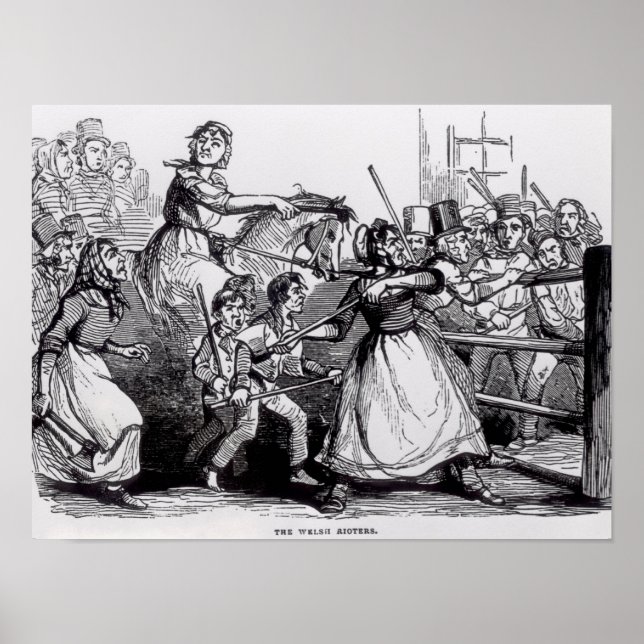 Welsh Rioters Poster (Framsidan)