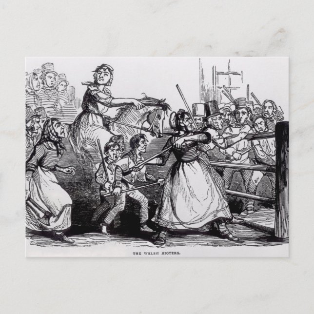 Welsh Rioters Vykort (Framsida)