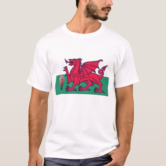 welsh rugby t-shirt (Framsida)