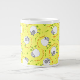 Welsh Sheep, Wales Forever, Jumbo Coffee Mugg