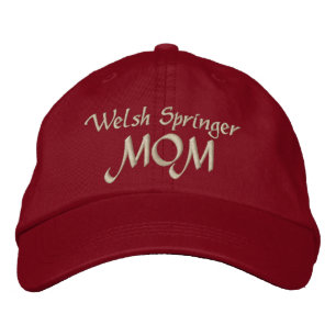 Welsh Springer MAMMA Gifts Broderad Keps