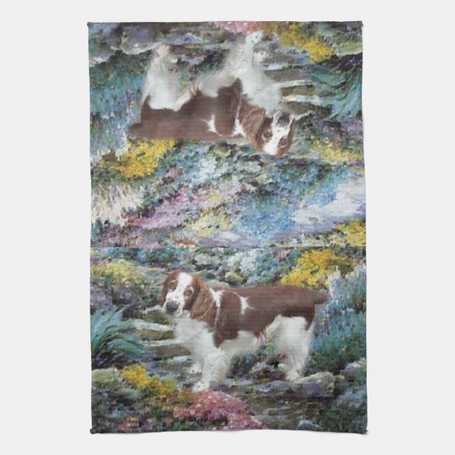 Welsh Springer Spain Art Gifts Kökshandduk (Vertikal)