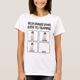 Welsh Springer Spain Guide to Training Hund Obedi T Shirt