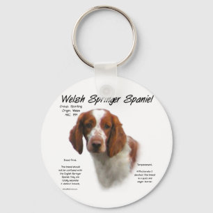 Welsh Springer Spain History Design Nyckelring