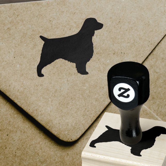 Welsh Springer Spain Hund aveln Silhouette Stämpel (Skapare uppladdad)