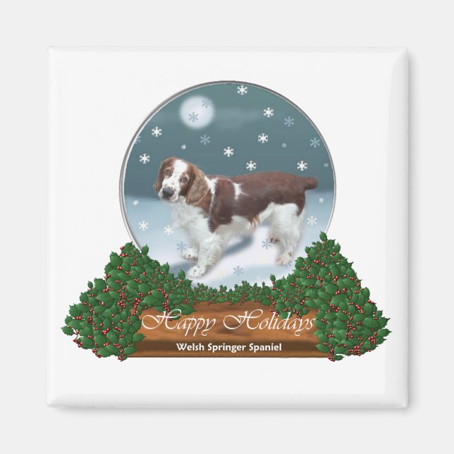 Welsh Springer Spain jul Gifts Magnet (Framsidan)