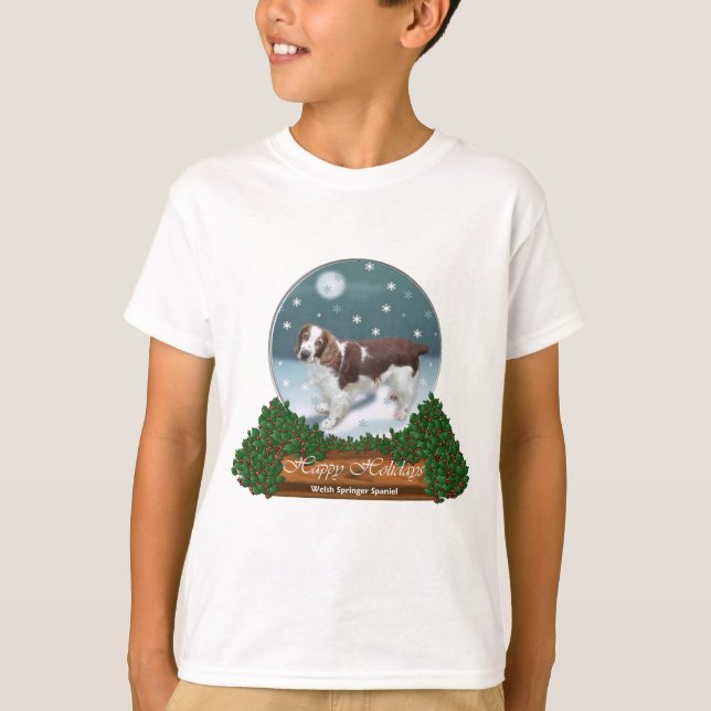Welsh Springer Spain jul Gifts T Shirt (Framsida)