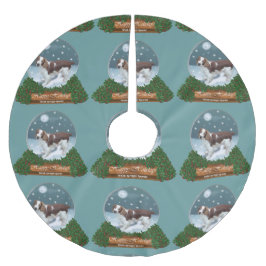 Welsh Springer Spain jul Julgransmatta Borstad Polyester