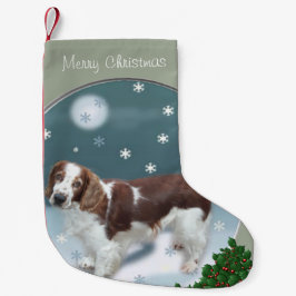 Welsh Springer Spain jul Liten Julstrumpa