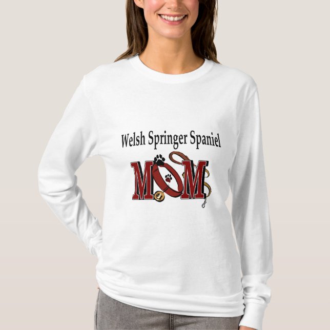 Welsh Springer Spain Mamma Gifts T Shirt (Framsida)