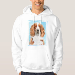 Welsh Springer Spain Painting - Original Hund Art Hoodie