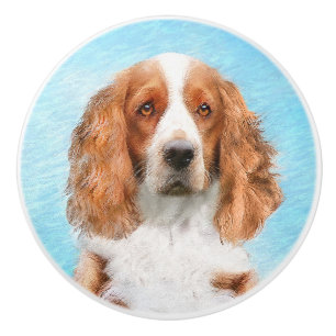 Welsh Springer Spain Painting - Original Hund Art Knopp