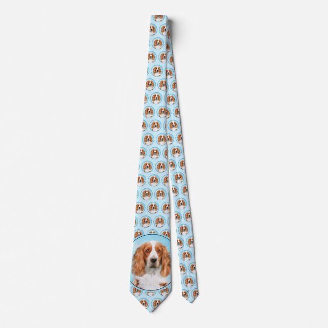 Welsh Springer Spain Painting - Original Hund Art Slips (Framsida)