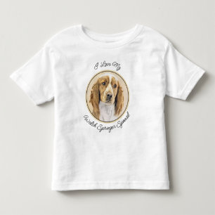 Welsh Springer Spain Painting - Original Hund Art T Shirt