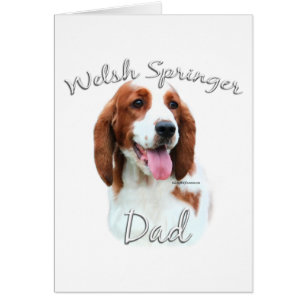 Welsh Springer Spain Pappa 2 Hälsningskort