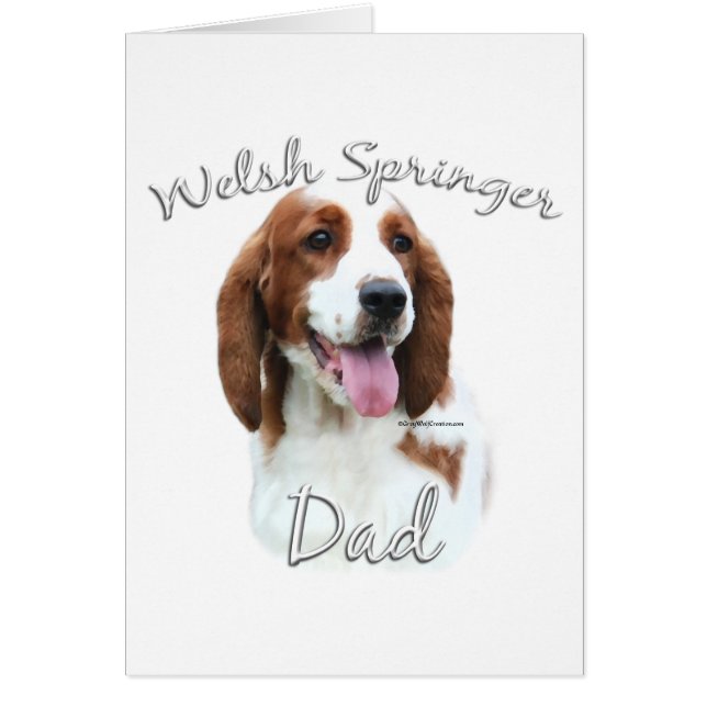 Welsh Springer Spain Pappa 2 Hälsningskort (Framsidan)
