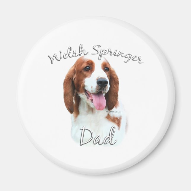 Welsh Springer Spain Pappa 2 Magnet (Framsidan)