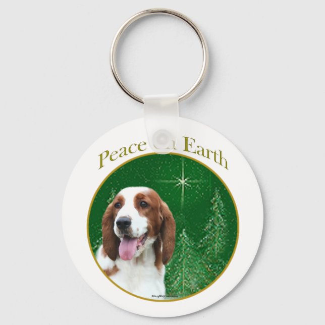 Welsh Springer Spain Peace Nyckelring (Framsida)