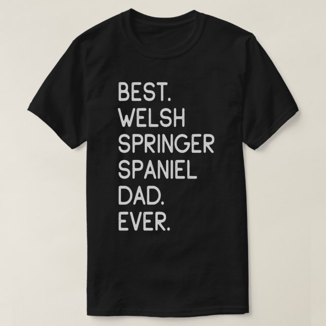 Welsh Springer spanel T Shirt (Design framsida)