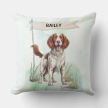 Welsh Springer Spaniel Watercolor Personalized Dog