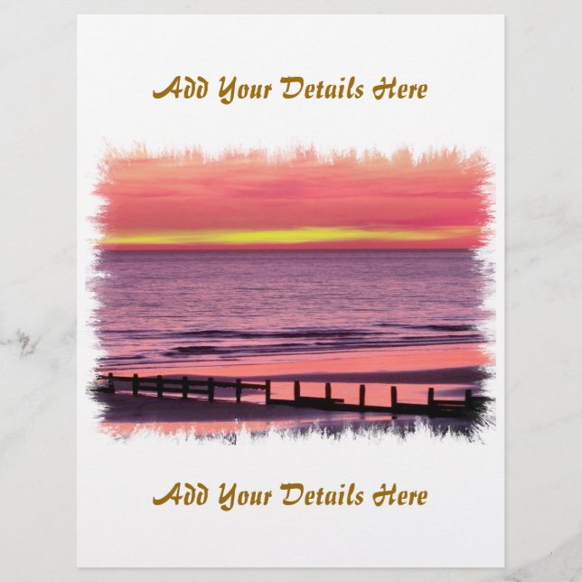 WELSH SUNSET REKLAMBLAD (Framsidan)