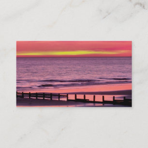 WELSH SUNSET VISITKORT