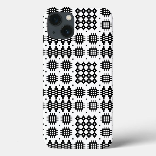 Welsh Tapestry Black, White iPhone 6 Xtreme Fodral (Baksida)
