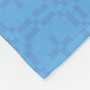 Welsh Tapestry Mönster, Chic Blue Fleece Blanket